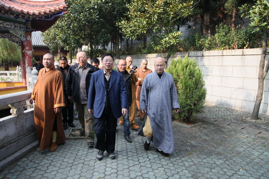 吉林省佛教协会领导莅临我寺参访