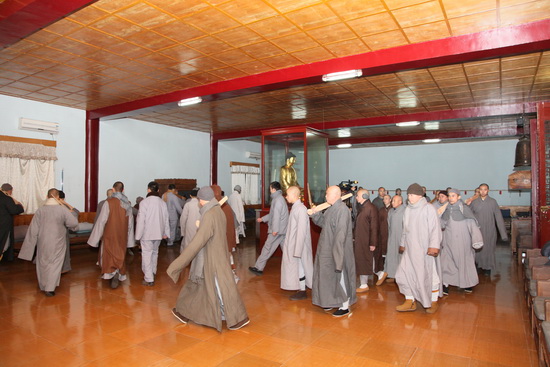 黄梅四祖寺第十届冬季禅七法会起七