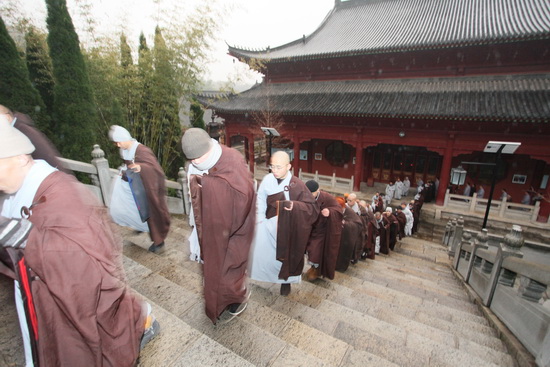 黄梅四祖寺第十届冬季禅七法会起七