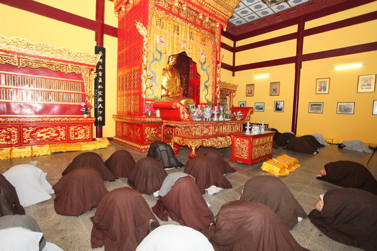 黄梅四祖寺第十届冬季禅七法会起七