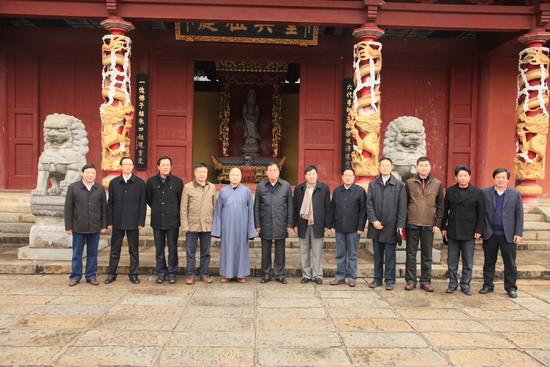 国家证监会纪委书记黎晓宏一行莅临我寺考察
