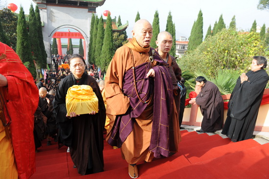 净慧老和尚出席武汉（新洲）第二届报恩文化旅游节