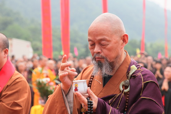 黄梅四祖寺举行禅宗佛祖大金塔奠基法会