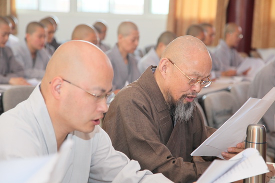 黄梅四祖寺双峰国学暨佛学讲习班开课