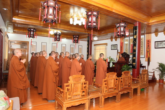 本寺新戒沙弥云门戒场受戒圆满