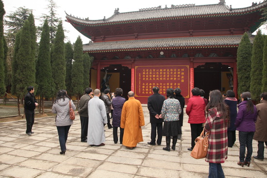 湖北省政协常委文化调研团来寺考察