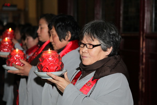 壬辰年上元节法会：安位结坛、诵经、消灾吉祥供灯