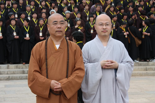 浙江老天福禅寺朝山团来寺礼祖