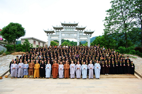 浙江老天福禅寺朝山团来寺礼祖