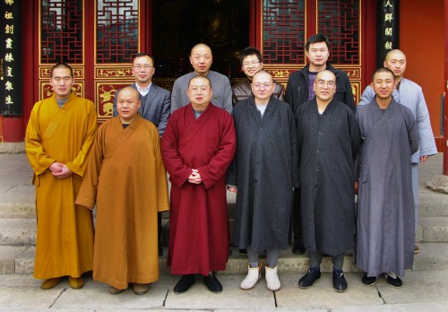 中佛协教务部主任宏度法师一行莅临我寺指导