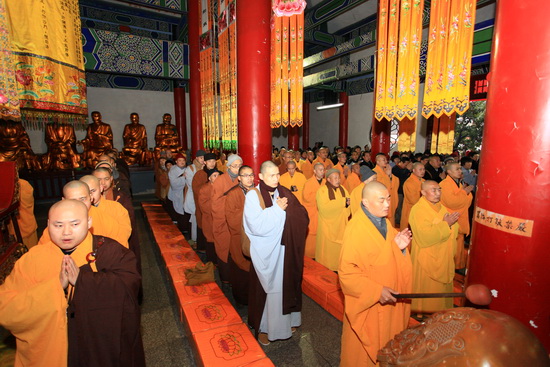 黃梅五祖寺舉行凈慧老和尚晉山履職儀式