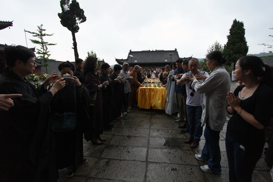 黄梅四祖寺举办净慧长老示寂七七追思回向法会