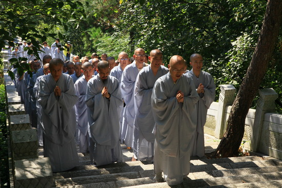 “将修行落实于当下”——四祖寺十一短期出家禅修活动圆满结束