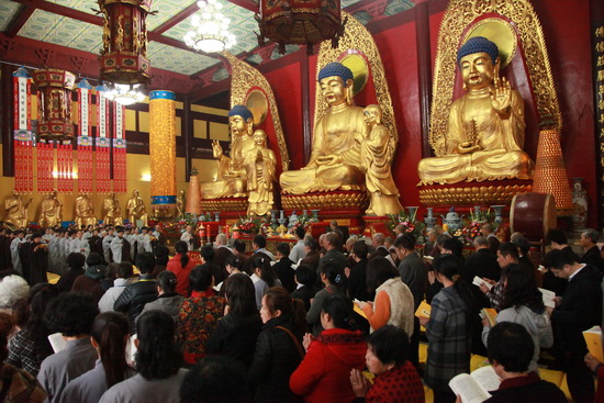 黄梅四祖寺隆重举行观音菩萨诞辰纪念法会