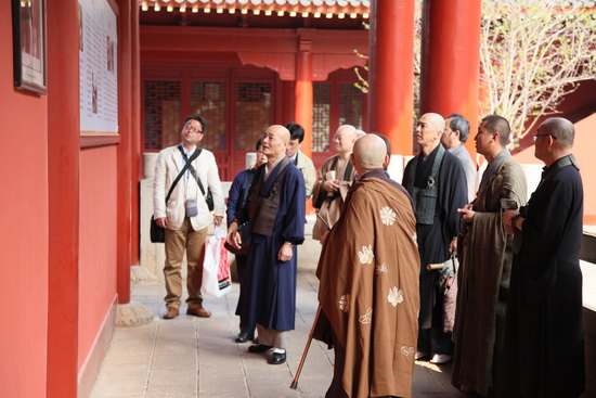 日本曹洞宗参访团来山礼祖