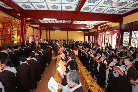 黄梅四祖寺甲午年传授在家居士菩萨戒法会圆满