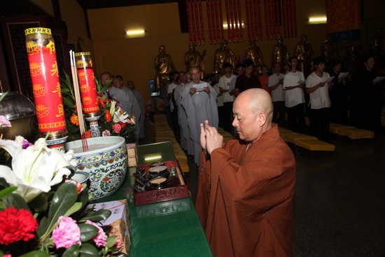 黄梅四祖寺举行甲午年中秋拜月法会