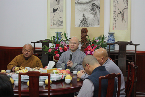 黄梅四祖寺欢度农历新年并为三位净人剃度