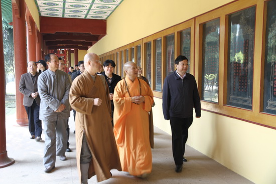 台湾佛光山副住持慧传法师一行莅临四祖寺参访