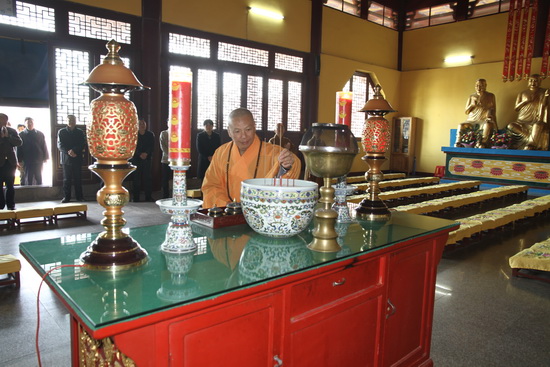 台湾佛光山副住持慧传法师一行莅临四祖寺参访