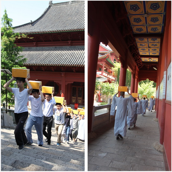 黄梅四祖寺迎请《乾隆大藏经》永久供奉