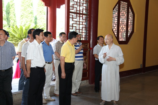 广东省政协考察团莅临四祖寺考察