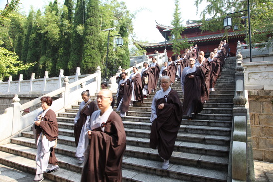 黄梅四祖寺乙未年国庆短期出家禅修班圆满