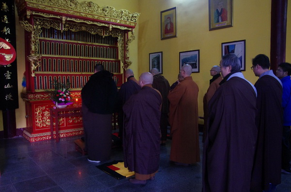 黄梅四祖寺常住大众欢度丙申新年