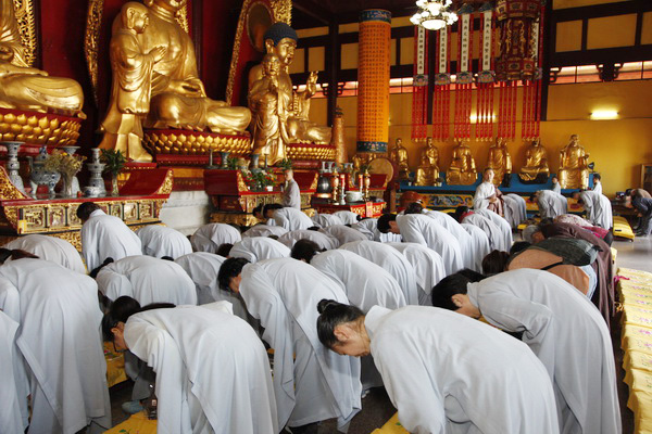 四祖寺丙申年传授在家居士菩萨戒及浴佛节法会圆满