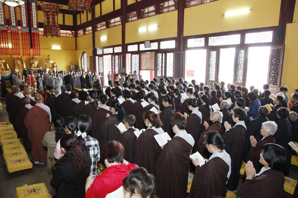 四祖寺丙申年传授在家居士菩萨戒及浴佛节法会圆满