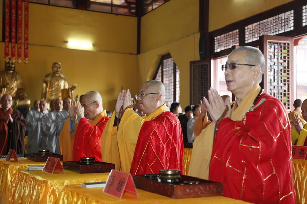 湖北台湾佛教文化交流与两岸融合发展祈福法会在四祖寺举行