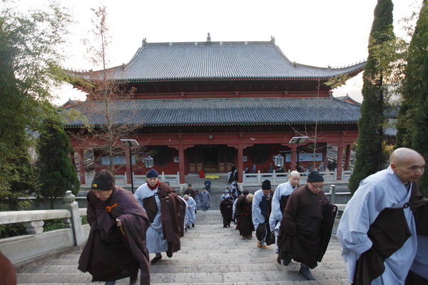 黄梅四祖寺丁酉年冬季禅七法会起七