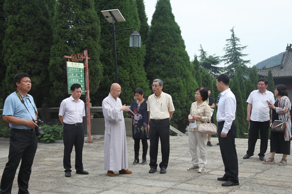 海峡两岸经贸文化交流协会副会长高孔廉莅临四祖寺参访