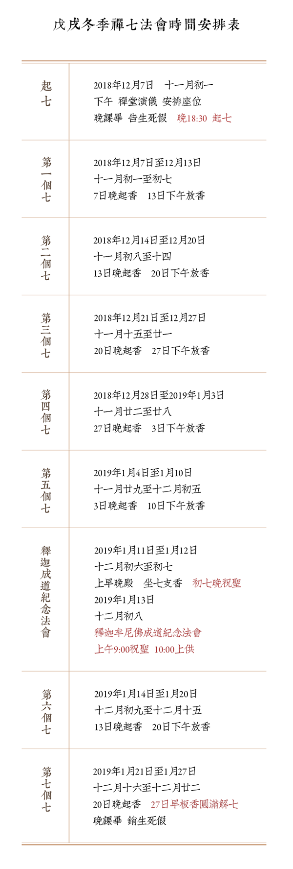 四祖寺戊戌年(2018)第十六届冬季禅七法会通启 四祖寺戊戌年(2018)第十六届冬季禅七法会通启