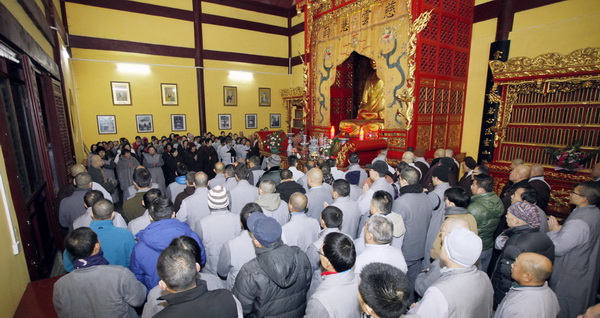 黄梅四祖寺戊戌年冬季禅七法会正式起七