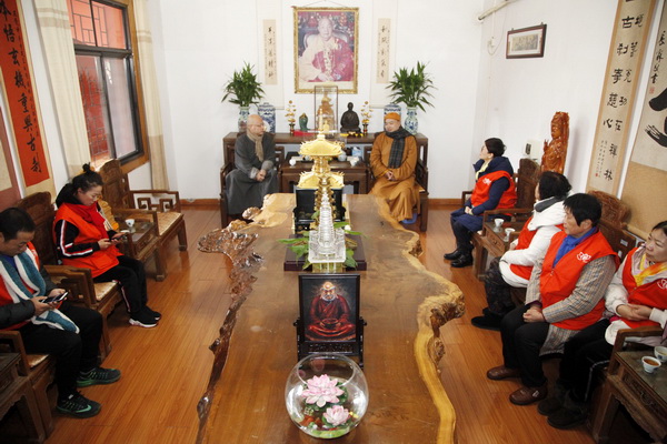 澳门佛教总会理事长宽静大和尚一行莅临四祖寺参访