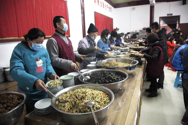 黄梅四祖寺常住大众欢度己亥新春