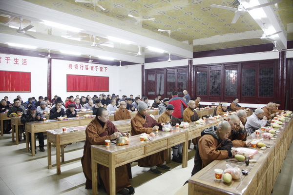 黄梅四祖寺常住大众欢度己亥新春