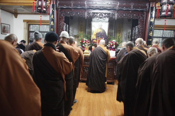 黄梅四祖寺常住大众欢度己亥新春