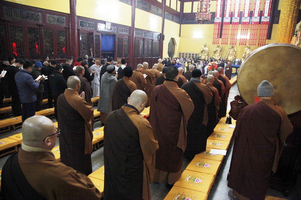 黄梅四祖寺常住大众欢度己亥新春