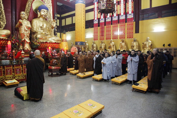 黄梅四祖寺常住大众欢度己亥新春