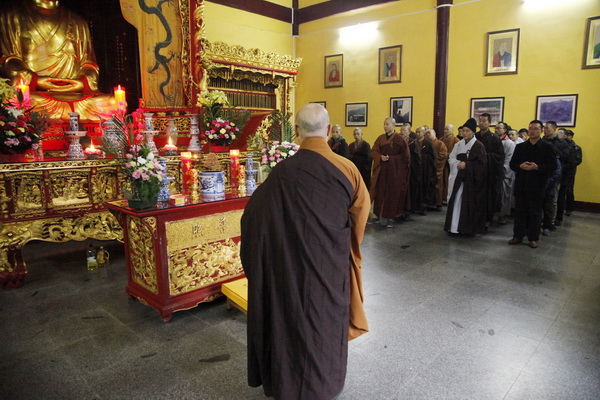 黄梅四祖寺常住大众欢度己亥新春