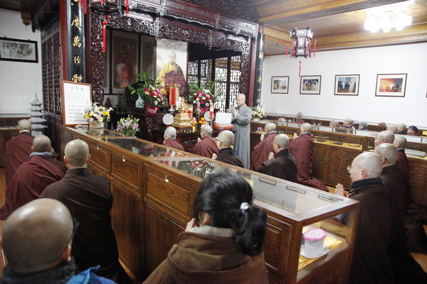 黄梅四祖寺常住大众欢度己亥新春