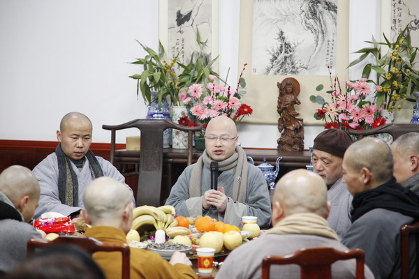 黄梅四祖寺常住大众欢度己亥新春