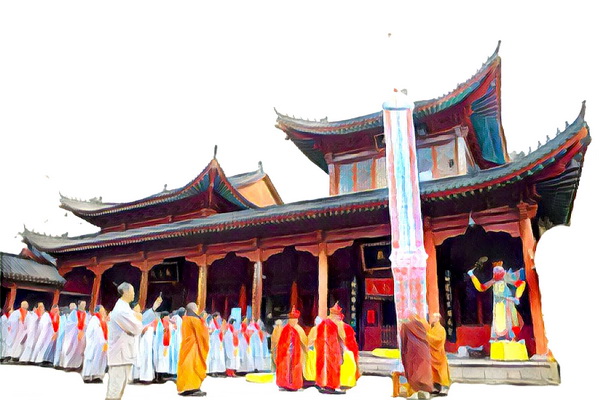 黄梅四祖寺己亥年水陆法会通启 黄梅四祖寺己亥年水陆法会通启
