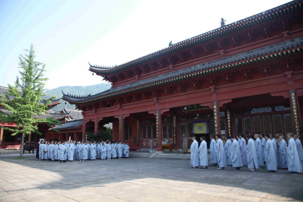 黄梅四祖寺己亥年传授在家居士菩萨戒法会圆满