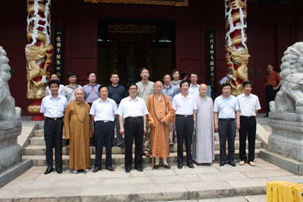 湖北省委统战部一行来四祖寺调研