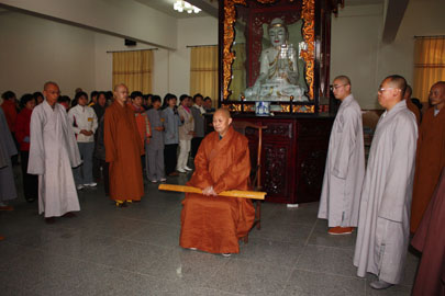 老祖寺中兴后首届禅七法会圆满解七