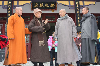 香港佛教青年协会畅怀长老一行参访四祖寺